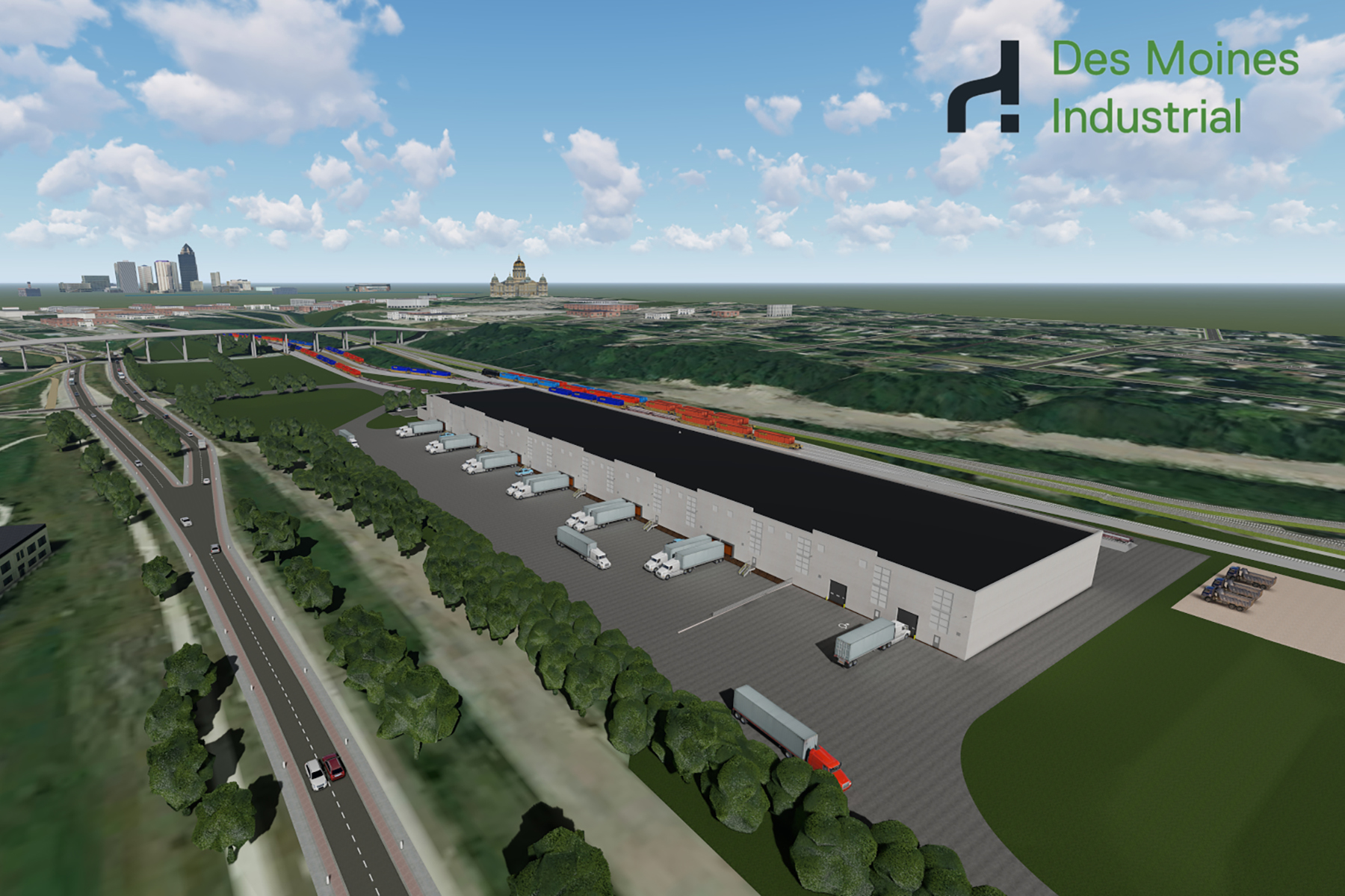 Construction Begins on Des Moines Industrial Transloading Facility